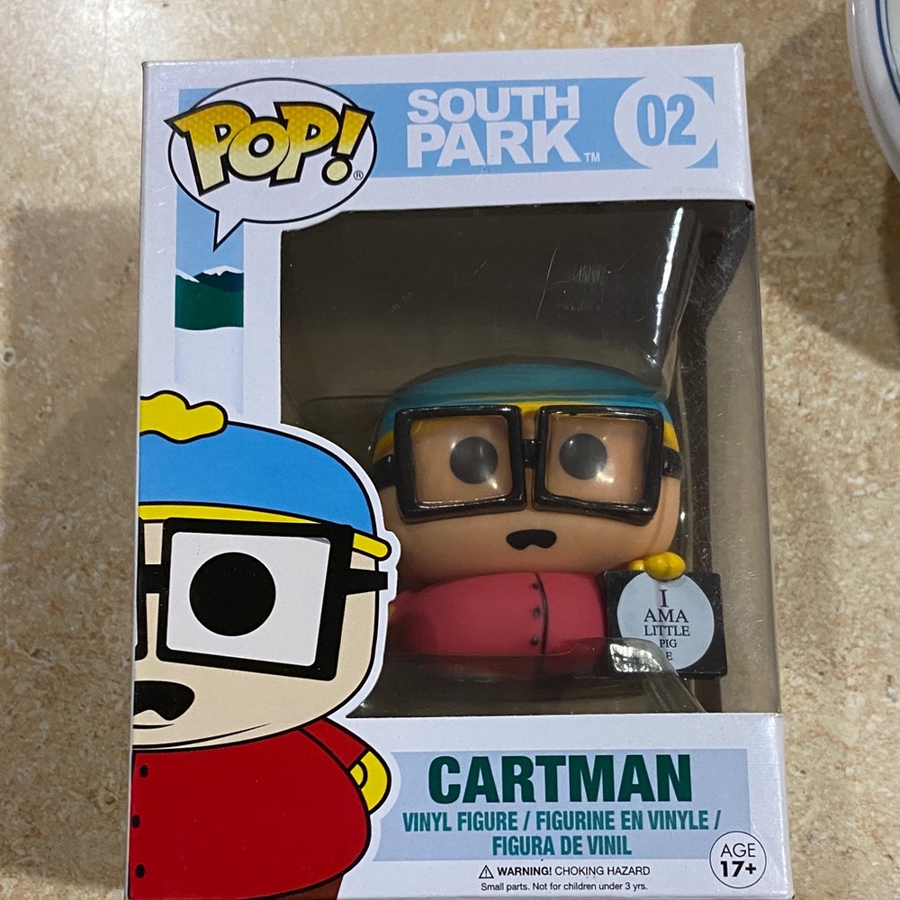 Funko Pop! South Park Cartman Vinyl Figure - Blue Hat, Red Coat 02 New